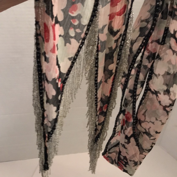 Beaded Vintage Looking Scarf - Picture 6 of 8